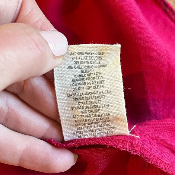 Free People Red Paint Splatter Mini Dress Cold Shoulder Embroidered Pleated 4 - Picture 5 of 10